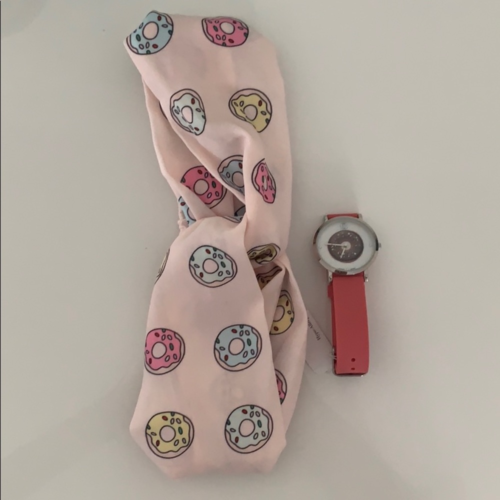 Donut wraparound headband and watch